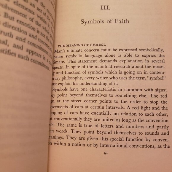 Paul Tillich's "Dynamics Of Faith" First Edition - Picture 7 of 7